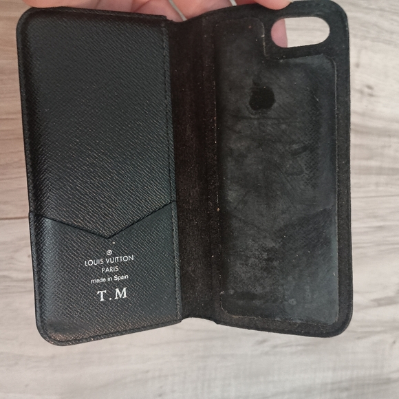 Authentic Louis Vuitton Monogram Phone Folio Case iPhone 7 Plus iPhone 8 Plus - Picture 7 of 9